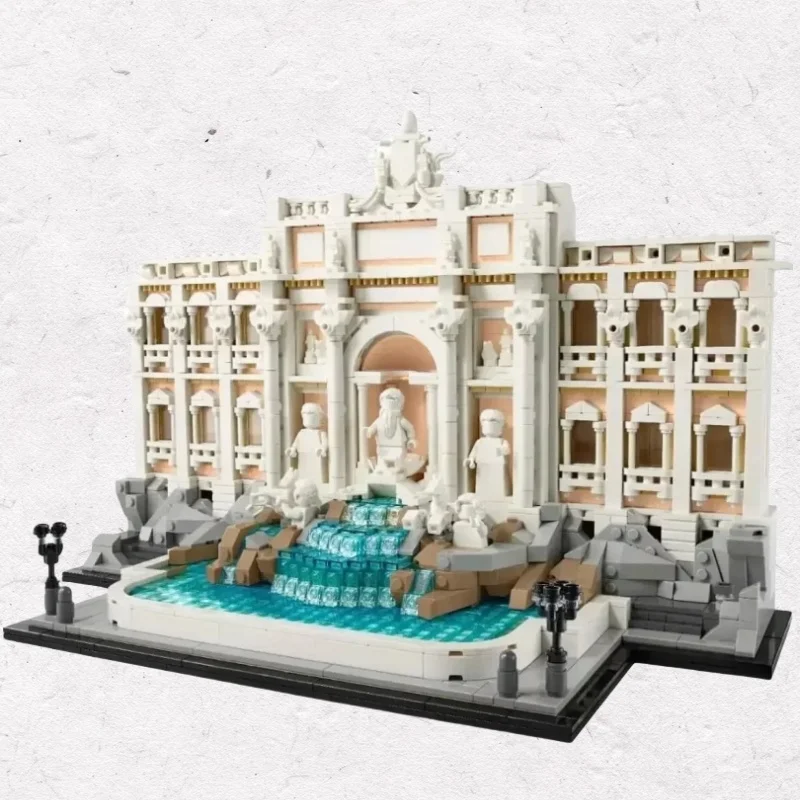 

Новая модель белой колодцевой колонны MOC для создания уличной сцены, строительные блоки для домашнего декора, подарки для мальчиков и девочек на праздники.