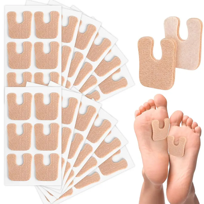 U-vormige middenvoetpads, meta-pads en kussens voor middenvoetgebieden - voor eelt, hielen en meer, draagbare eeltpads voor dames en heren