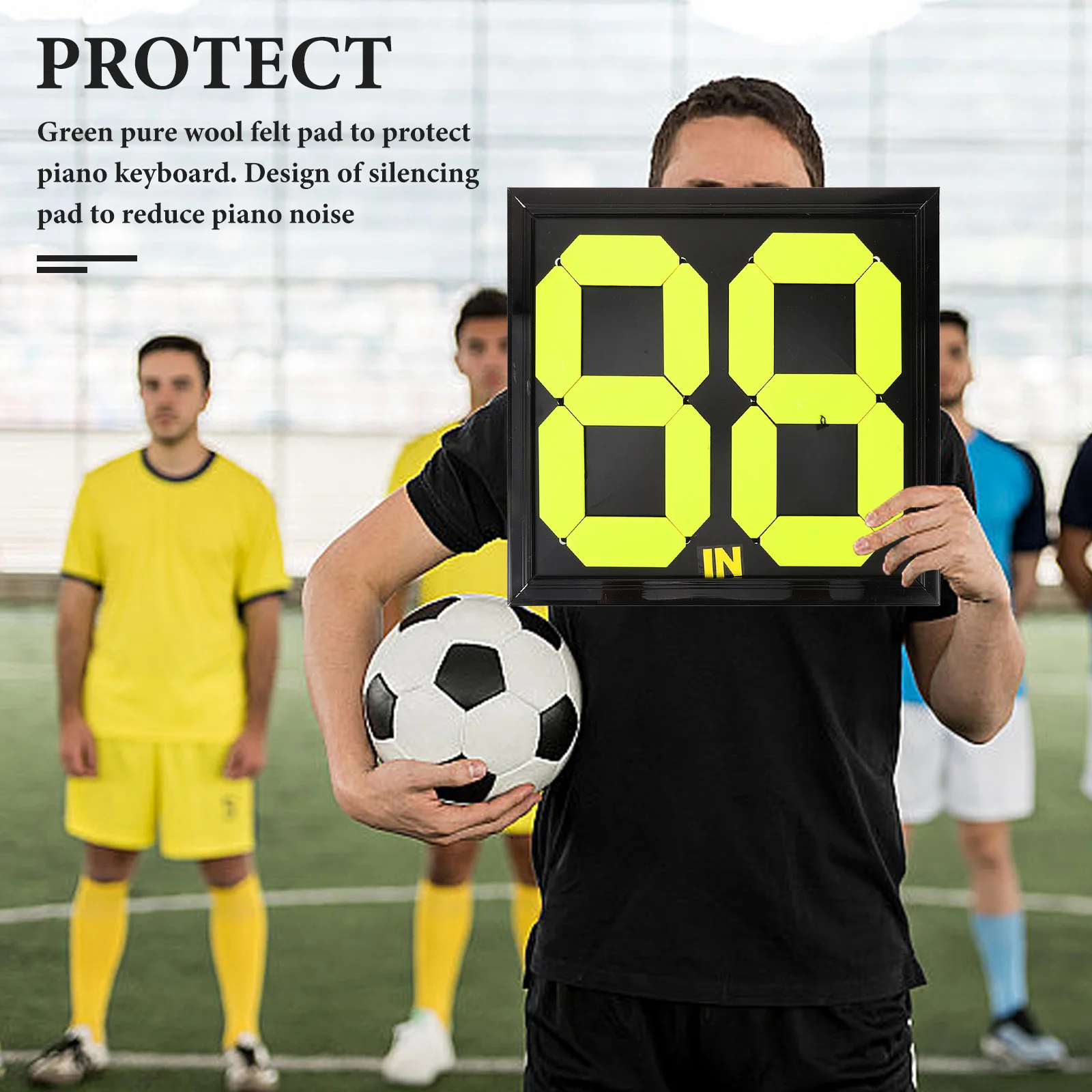 

Football Substitution Board Manual Referee Tool For Soccer Player Change Durable Match Equipment Referee Accessory