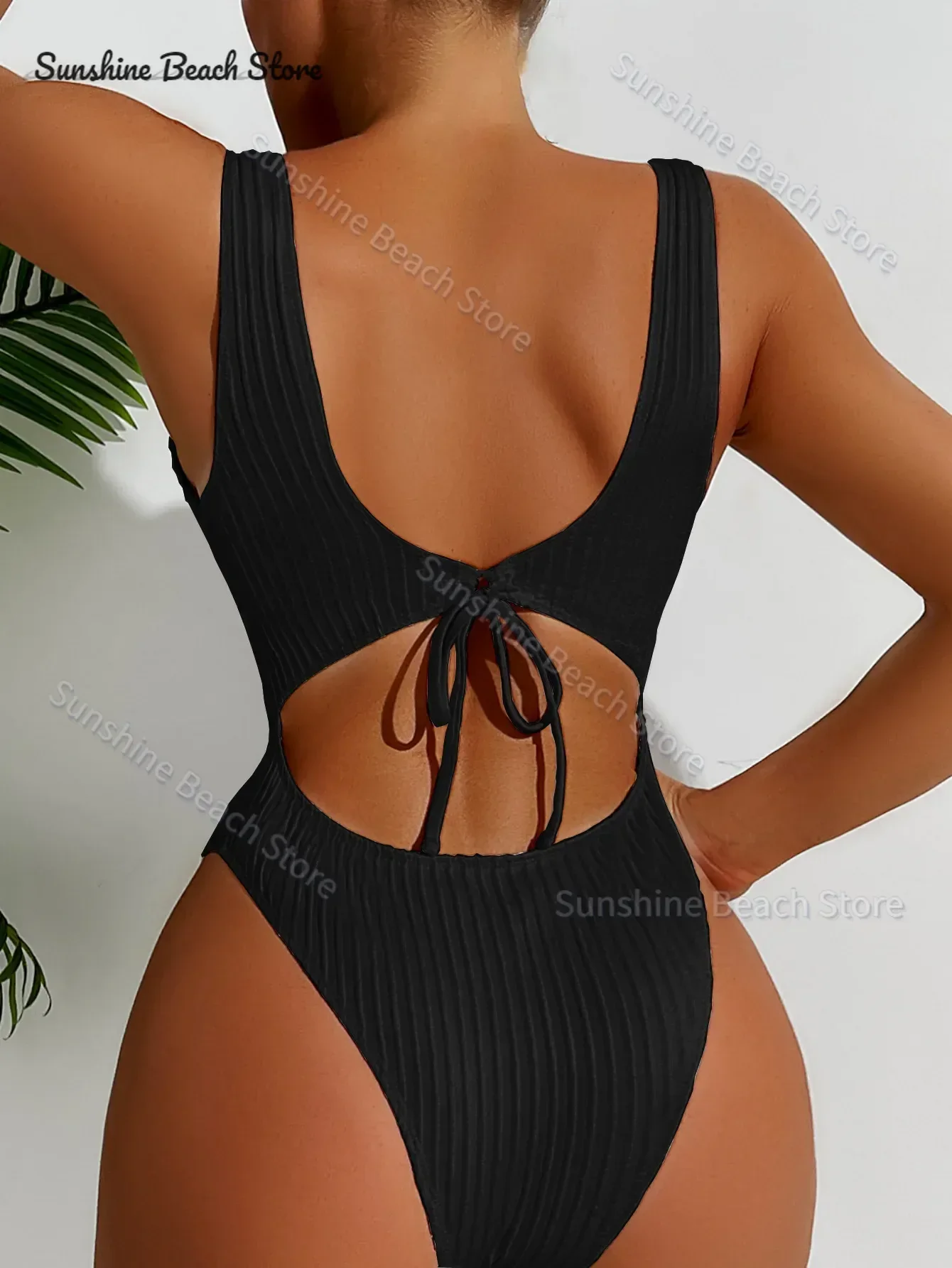 2025 ผู้หญิงสีทึบ One Piece ชุดว่ายน้ําฤดูร้อนชายหาด Monokini บิกินี่แบบอนุรักษ์นิยม Slim ชุดว่ายน้ําเปลือย