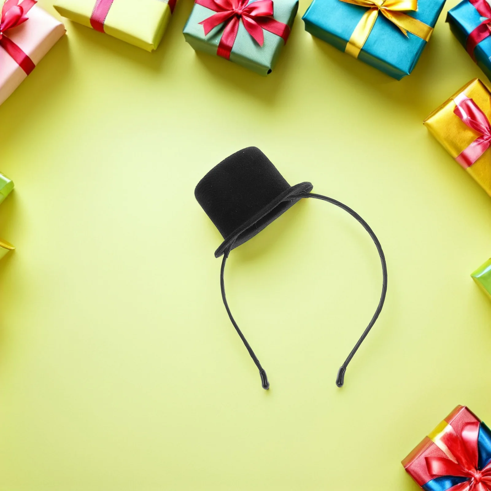 

2pcs Mini Top Hat Headband Party Accessories 1920S Victorian Costume Hat Clip-On Fascinator Flapper Cosplay Hairpiece Vintage