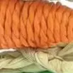 1pc Random Color & Style Handmade Woven Vine, Carrot & Corn Shaped Chew Toy for Small Pets (hamster, Rabbit, Bird, Parrot, Etc.)