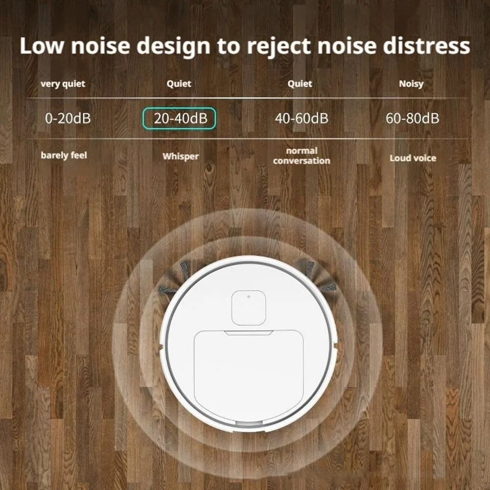 Smart Home Mini Rechargeable Vacuum Mop Robot Vacuum Cleaner Simple Model