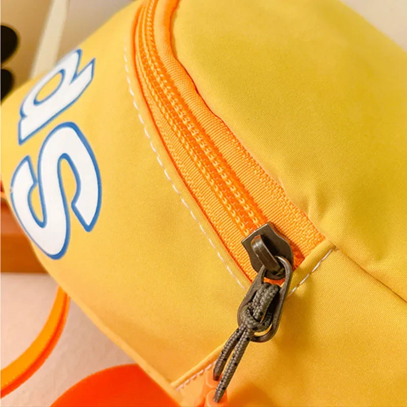 Cute Fashion Letter Baby Backpacks Children Boy Girl Chest Crossbody Bags Travel Harness Bag Kids  Adjustable Snack Toy Backpack