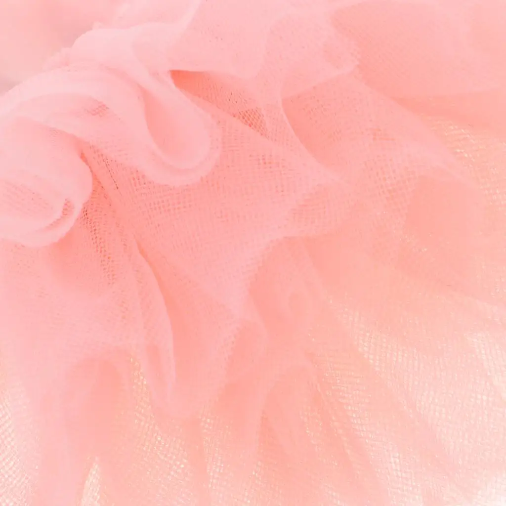 Doll Party Outfit Pink 4 Layers Gauzy Dress Fashion Doll Clothing for 12 Inch Blythe Doll Dollfie DOD