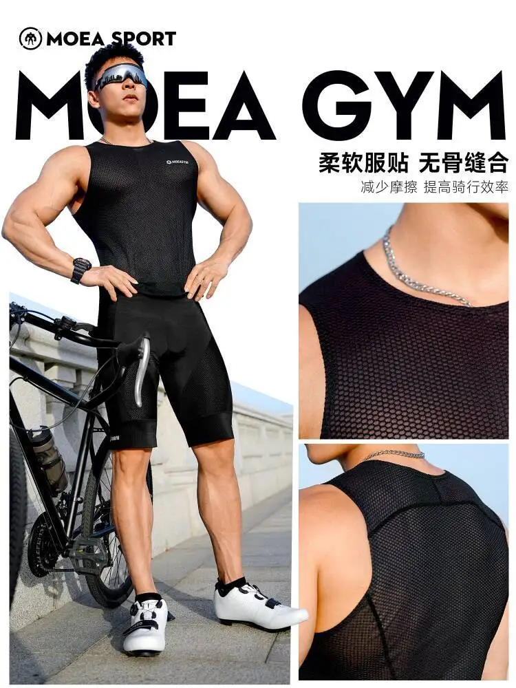 Summer breathable black sexy sports fitness tank top Plus size cycling see through t shirt vest