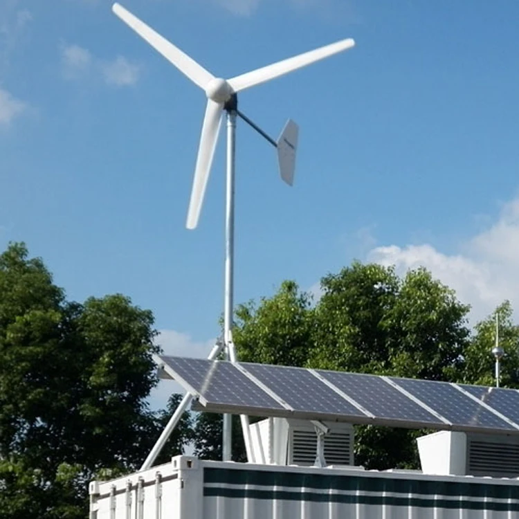 High Quality Ready for Home Wind Turbine Hybrid Solar Panel System 2kw Windmill Solar Hybrid Power System/solar Mill System