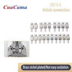 10PCS UK6N Article Connection Bar FBI10-8 2/3/4-8 General Guide Rail Type Terminal Connector Parallel Short Jumper Fixed Bridge