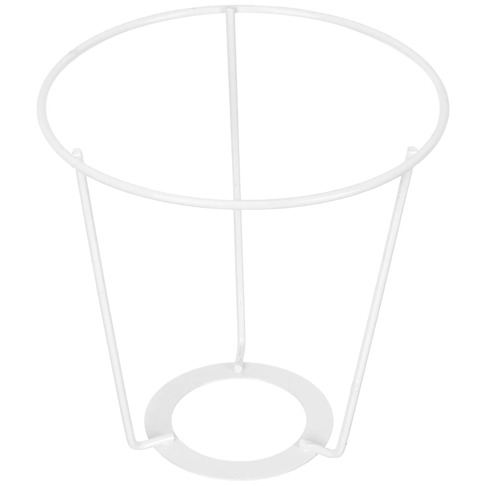 

Lampshade Frame Iron Wire Durable DIY Lamp Shade Ring Holder for Wall Table Desk Lamps Light Cage Guard E27 Socket