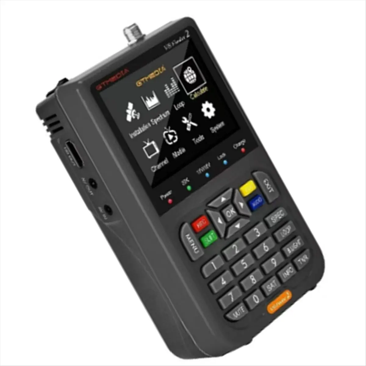 

M85K V8 Sat Finder 2 HD DVB-T2 Satellite Signal Satfinder DVB-S2X/S2/S/T2//C Auto Calculate Angle of ,EL