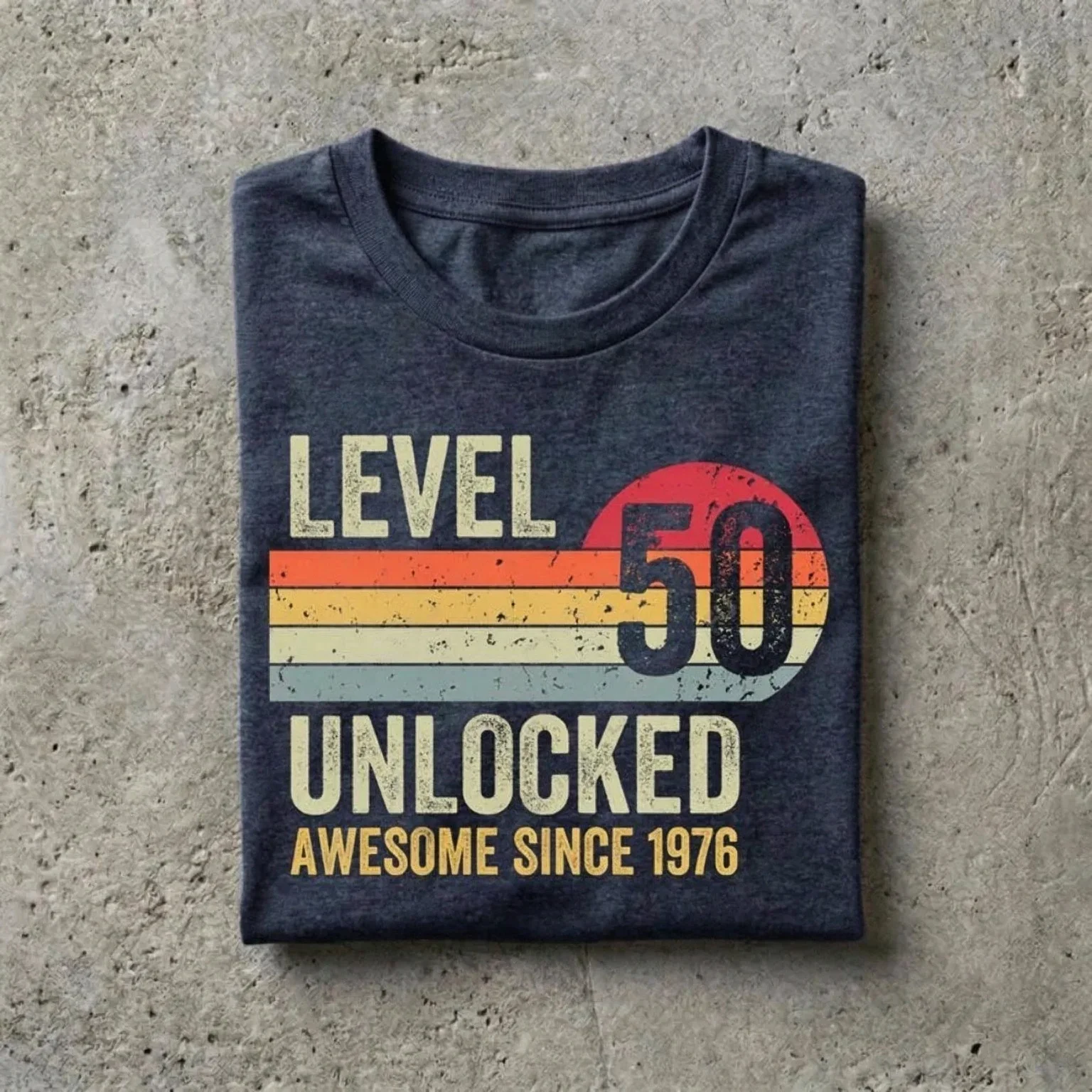 2026 New 50th Birthday Retro Vintage  Unisex T-Shirt Cotton Casual Size S-XXXXL