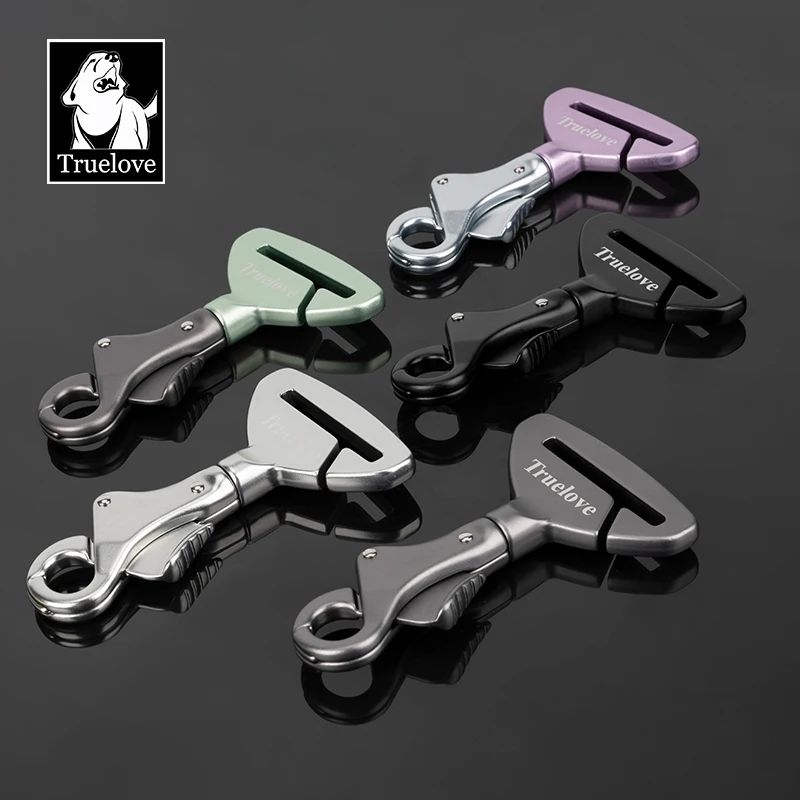 Truelovepet Lightweihgt Aluminium Alloy Dog Saftey Car BuckleAcce Ssories Pet Seat Belt Clip TLM1993