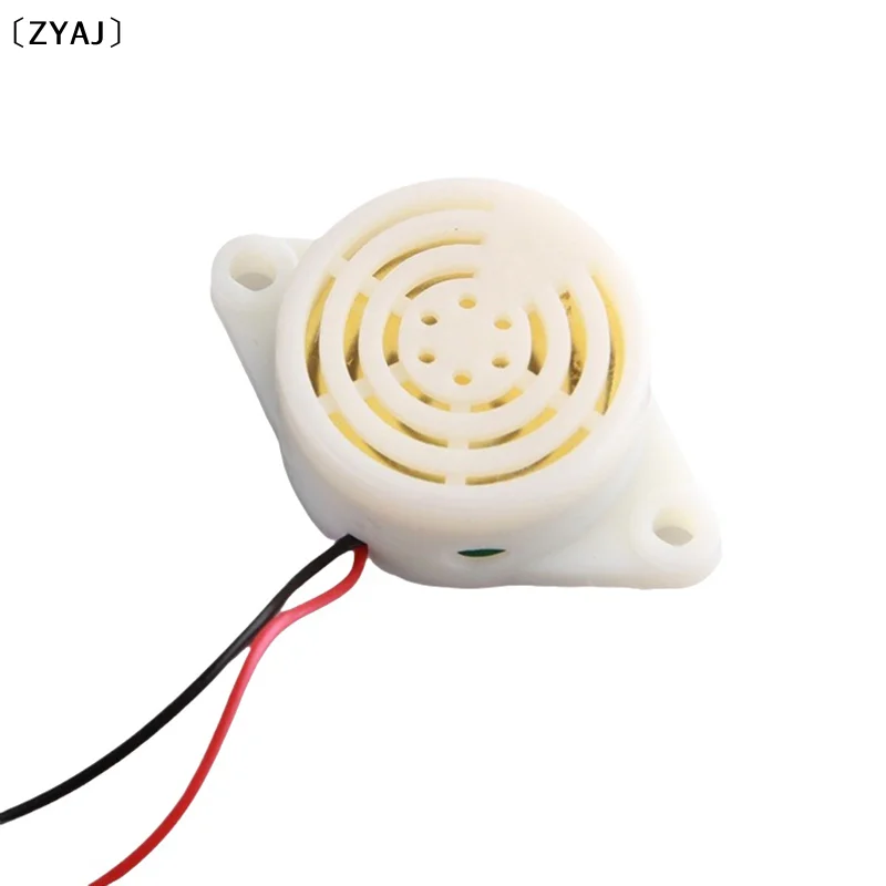 [[ZYAJ」 1 قطعة صفارة إلكترونية صفارة إنذار لهجة إنذار قارع الأجراس صوت مستمر DC3v-24v الجرس الكهرومغناطيسي SFM-27