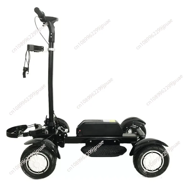 For 48V20AH Four-wheel Electric Golf Cart Scooter Detachable Folding Portable Off-road Course Scooter Playing