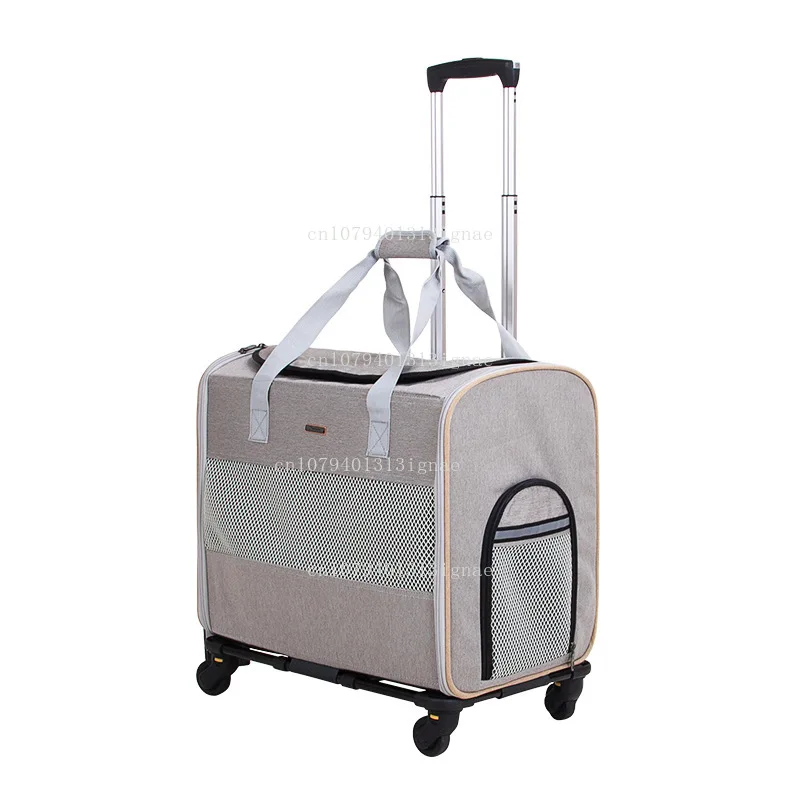 Pet Multifunctional Going Out Tie Rod Bag Cat Travel Luggage Portable Foldable Car Dog Cage