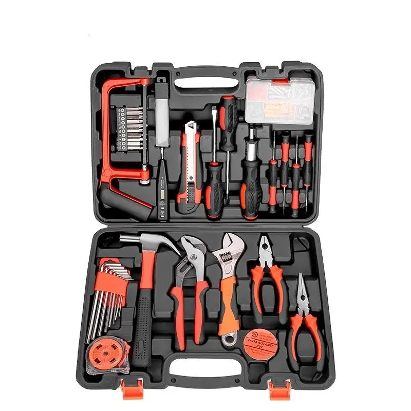 

Suitable for multi-functional household hardware tool set, manual woodworking tool box, electric repair tool set set set combina