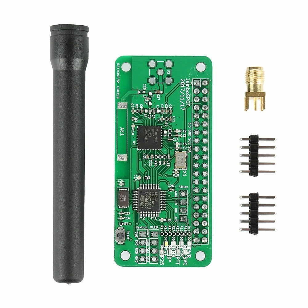 NEW UHF VHF mmdvm hotspot support P25 DMR YSF for Raspberry Pi + Antenna