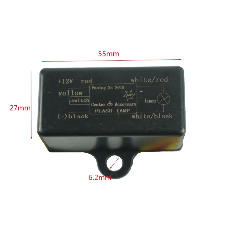 1PC Flash Strobe Controller Flasher Module LED Brake Light Headlight Spotlight Controller For 12V Motorcycles Accessories