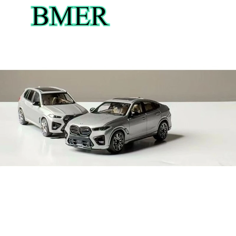 OriginalZhuang Wuwei's Debut X6 BMER1/64 Alloy BMW X5 Rumble Edition X6 Frosted Gray Imitation Car Model, Collectible, Gift.