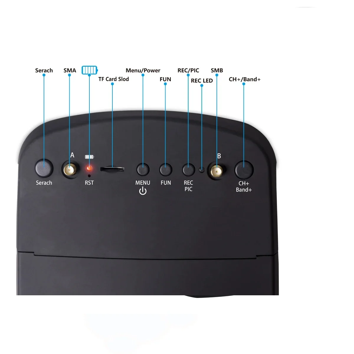نظارات FPV مع بطارية لطراز الطائرة بدون طيار بتحكم عن بعد ، سماعة رأس فيديو ، تنوع تسجيل فيديو عالي الدقة ، EV800D ، G ، 40CH ، 5 "، 800x480