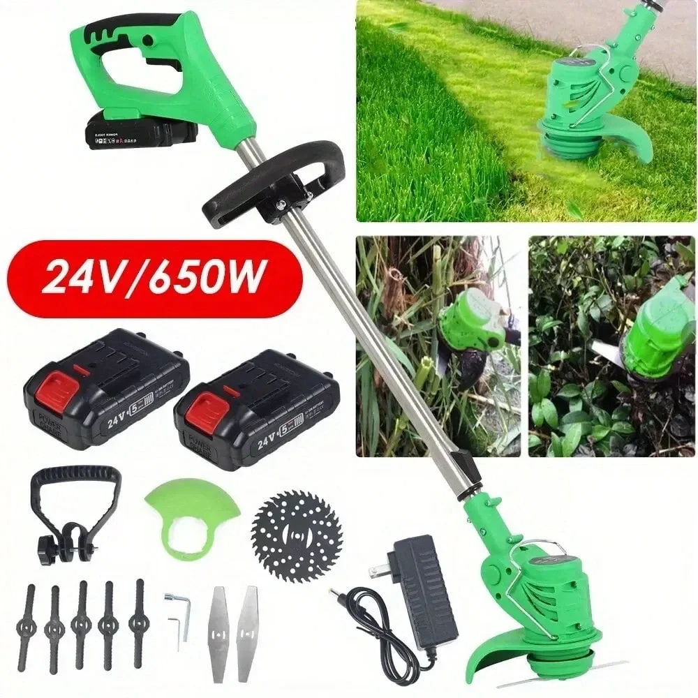 

Electric String Trimmer, Cordless, For Eating And Lawn Edging