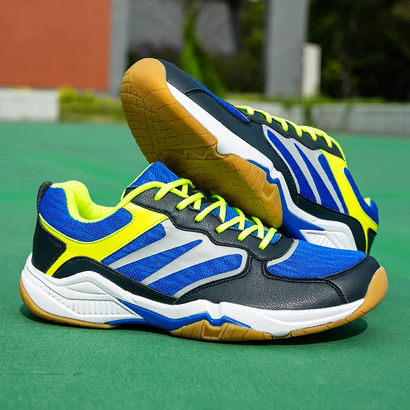 Hot Sale Professional Badminton Shoes Men Fashion Women Badminton Sneakers Anti-Slip Wear-resistant Volleyball Tennis Shoes Men