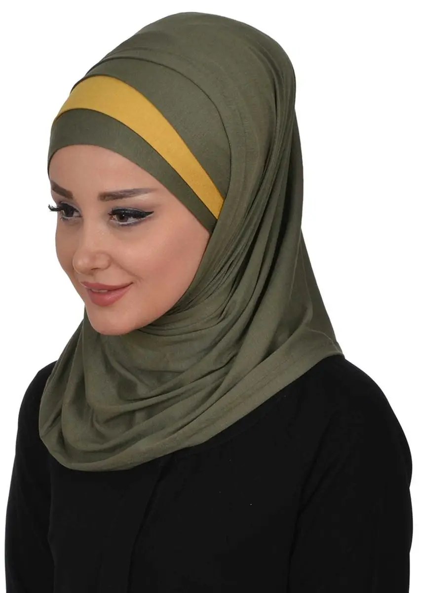 Ensemble d'écharpe en os Double couleur