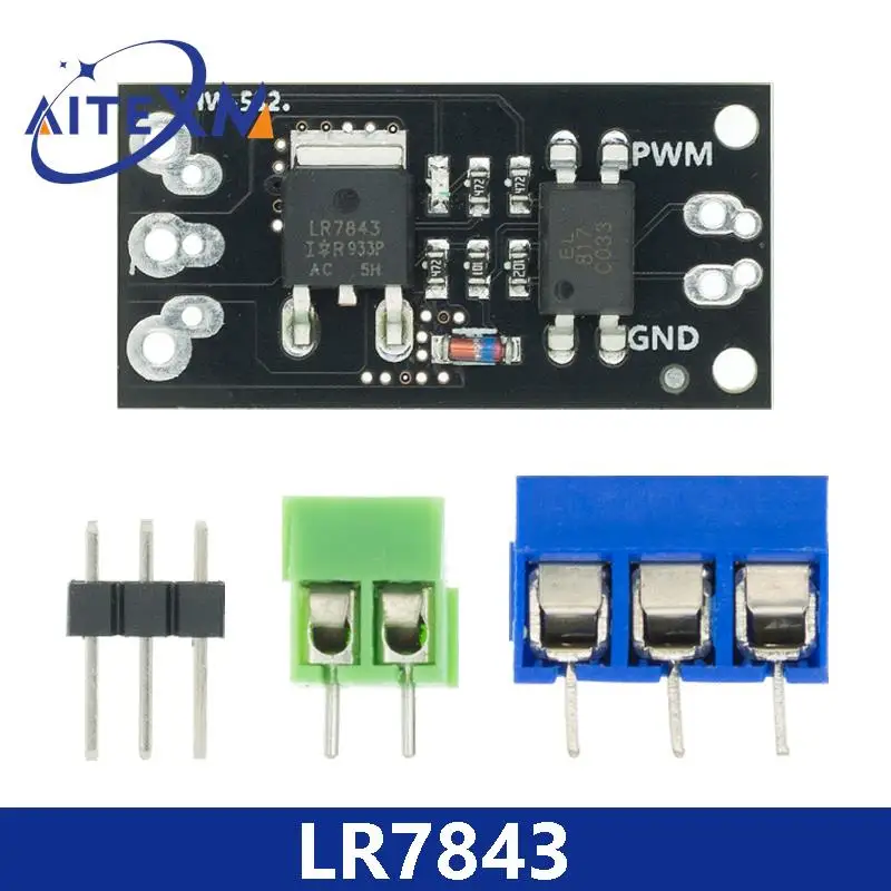 FR120N LR7843 AOD4184 D4184 Isolated MOSFET MOS Tube FET Module Replacement Relay 100V 9.4A 30V 161A 40V 50A Board Module