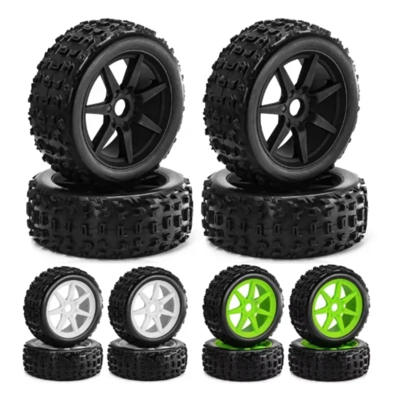 

4pcs 118mm 1/8 RC Off-Road Buggy Tires Wheel 17mm Hex for ARRMA Typhon Talion Redcat Team Losi Kyosho HPI WR8 HSP RC Car