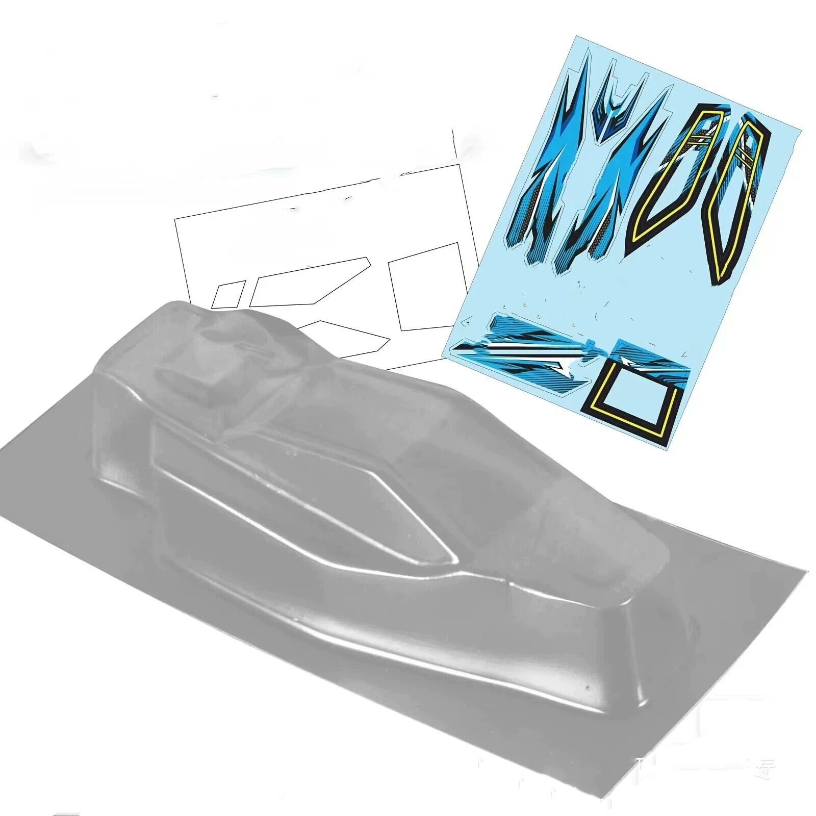 

Корпус радиоуправляемого автомобиля 1/24 с наклейкой, обновленные детали для радиоуправляемого автомобиля 1/24