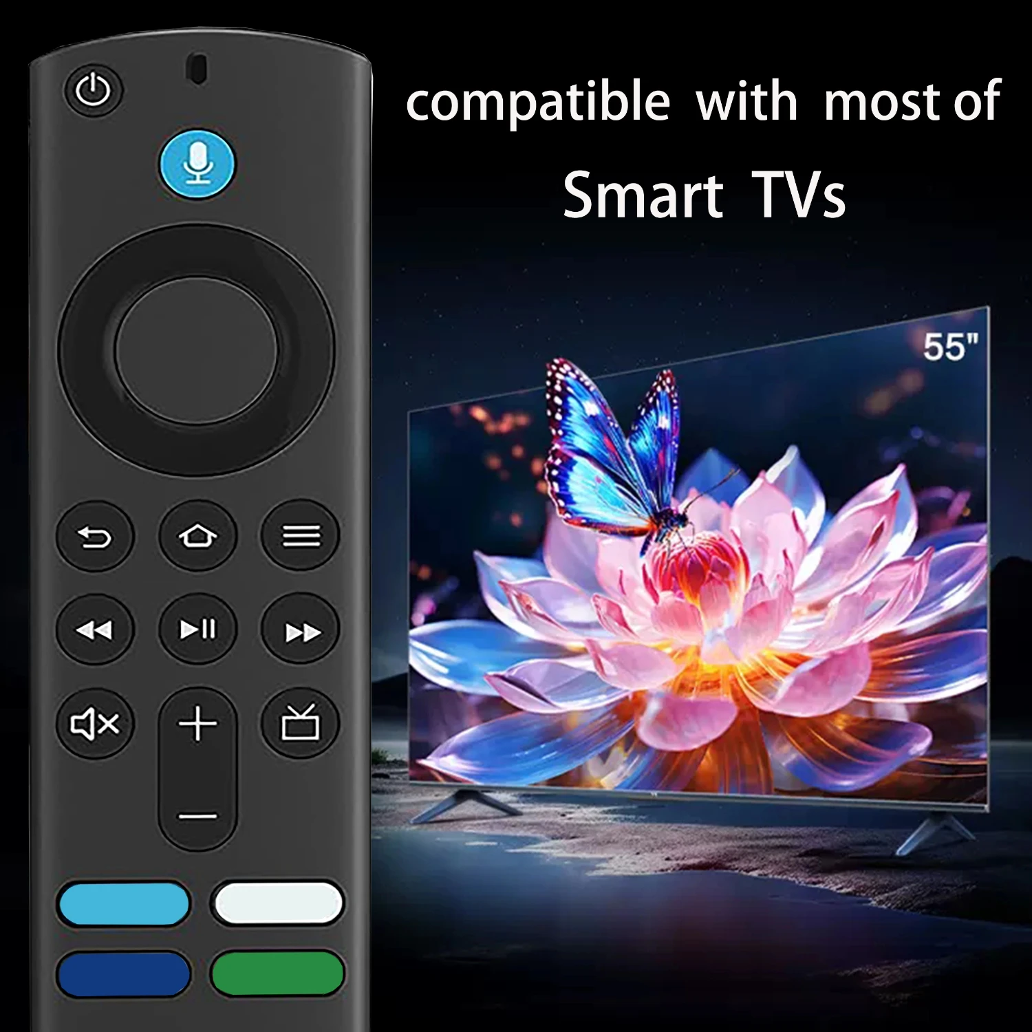 L5B83G Voice Replacement Remote Control with Voice  (3rd Gen) - Perfectly Designed   TV Stick (2nd Gen, 3rd Gen