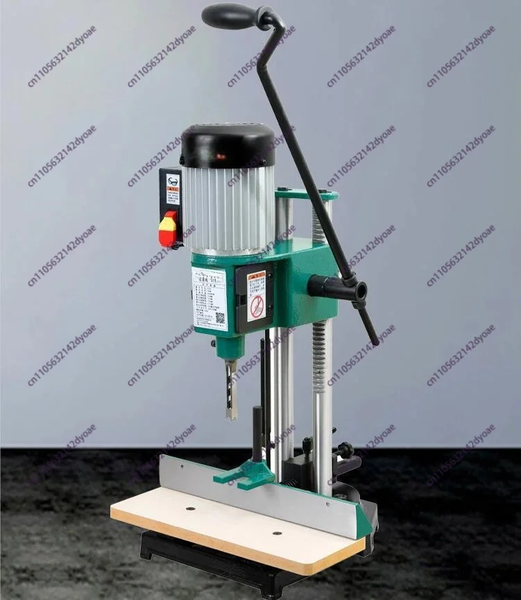 750W Can Turn Around Double Column Chisel Drill Machine Square Tenon Machine 220V/50HZ Tenoning Machine Drill Gouge Equipment