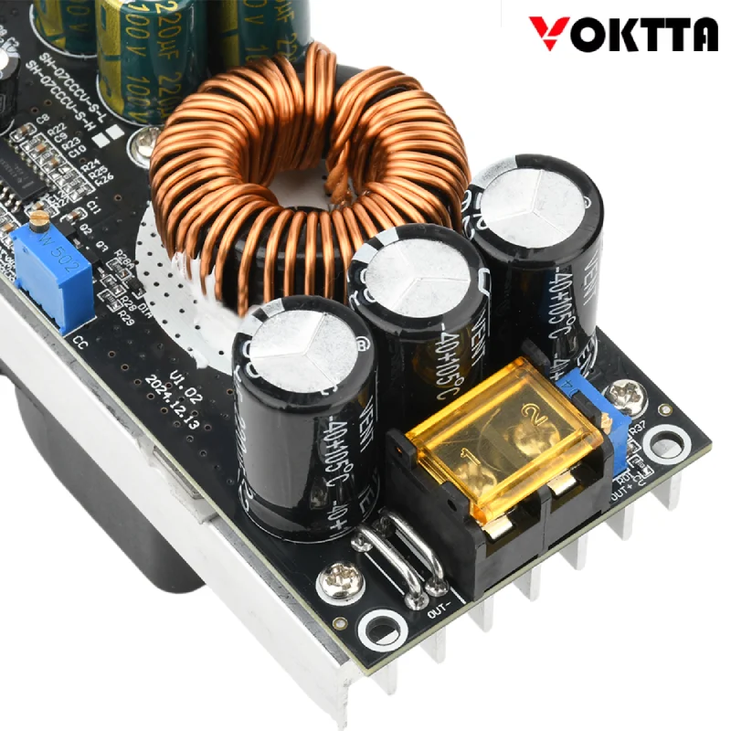 

1200W 20A DC DC Step Up Boost Converter 14-85V to 14-120V Adjustable Constant Current Voltage Regulator Power Supply Moudle