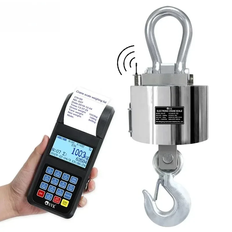 20t high quality 3000kg 5t printing crane scale 10 tons 30 tons crane scale 50t electronic 100 tons weighing crane scale - Image 2