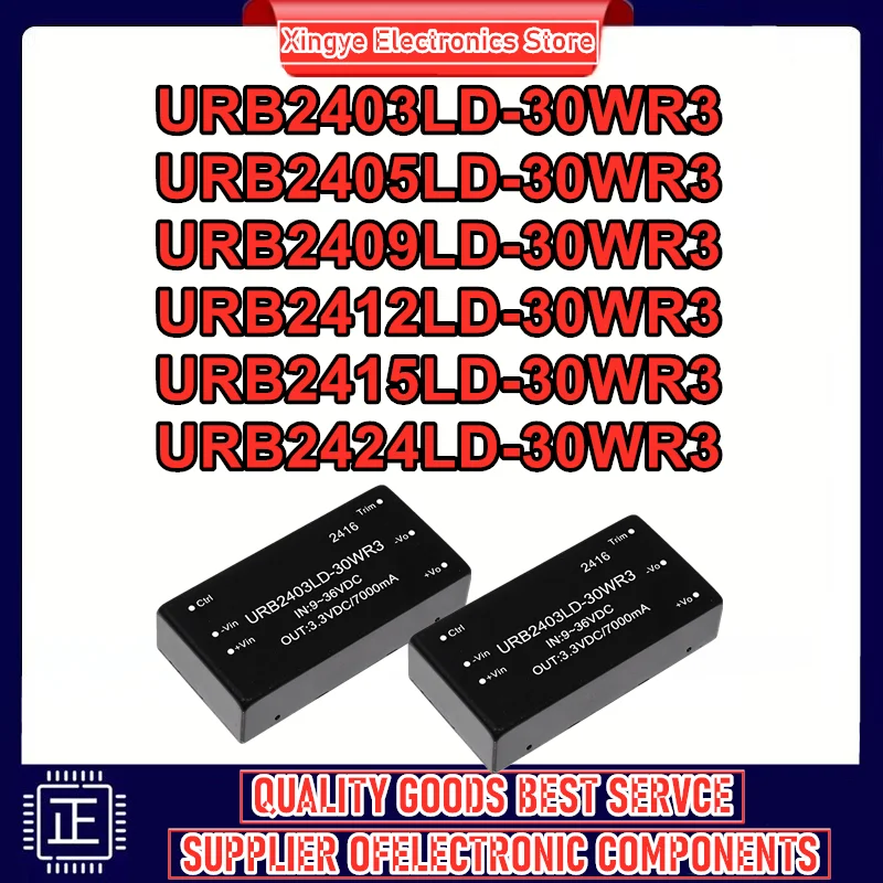 URB2403LD-30WR3 URB2405LD-30WR3 URB2409LD-30WR3 URB2412LD-30WR3 URB2415LD-30WR3 URB2424LD-30WR3 isolated power module New