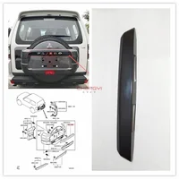 Cubierta de Rueda de Repuesto, Lámpara de Matrícula, Panel de Moldura, Cubierta Superior para Pajero Montero V83W V85W V93W V97W V98W 6430A106XA 6430A107XA
