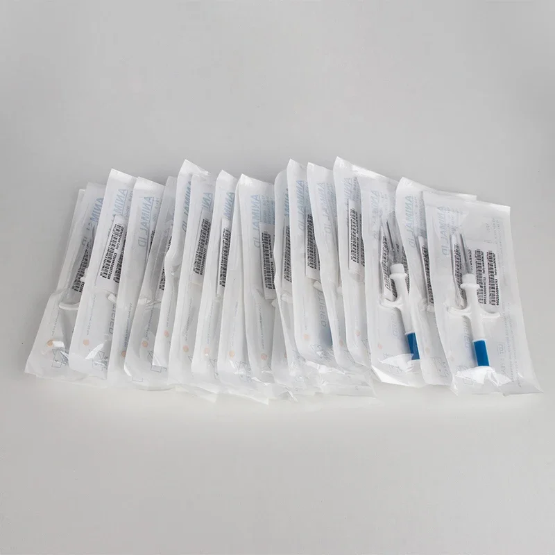 10pcs/Pack Pet EM4305 Microchip 134.2KHz FDX-B Animal ID Chip Animal Microchip Syringe International Standard