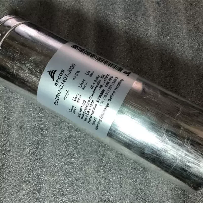 

Siemens EPCOS B32362 Series 460 В переменного тока 400 мкФ 900 В постоянного тока Высоковольтный масляный конденсатор