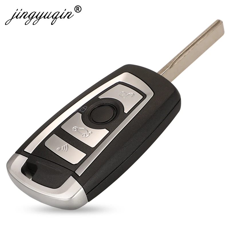 jingyuqin CAS2 Modified Flip Remote Key 315/433/868MHZ ID46-PCF7953 Chip for BMW 3 5 7 E38 E39 E46 M5 X3 X5 E65 4 Button Fob