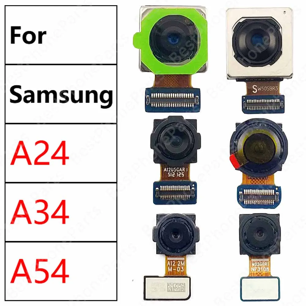 Rear Camera For Samsung Galaxy A34 A24 A54 5G A346 A245 A546 Backside Back Camera Module Mobile Phone Replacement Spare Parts