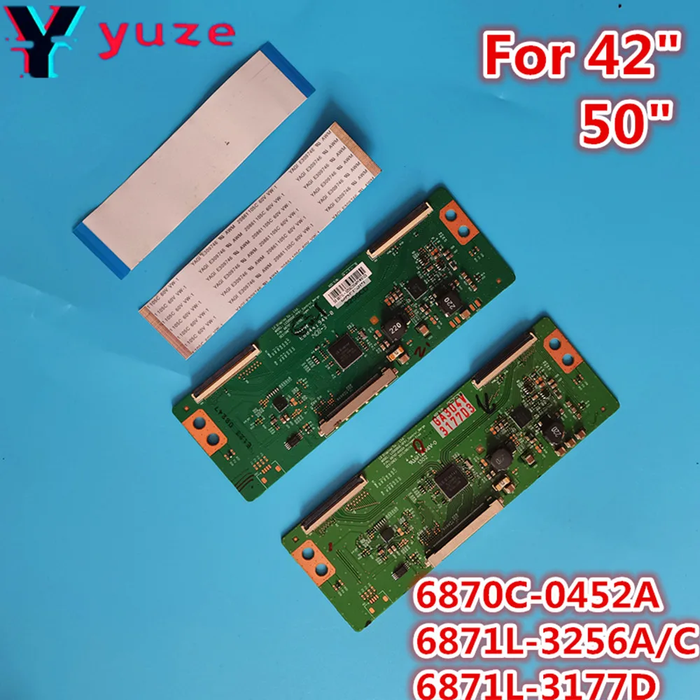 For LG 50LN5542Y 42LN5100-CP 613V TX-L50B6B 42LA620S 42LN5400 LC-50LE762E 50LN5400 T-CON Logic Board 6870C-0452A 6871L-3256A/C