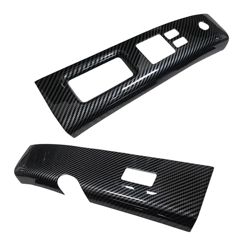 Car Interior Window Switch Cover Trim Panel Fit For Nissan 350Z Fairlady B 2003 2004 2005 Left Hand Drive Black