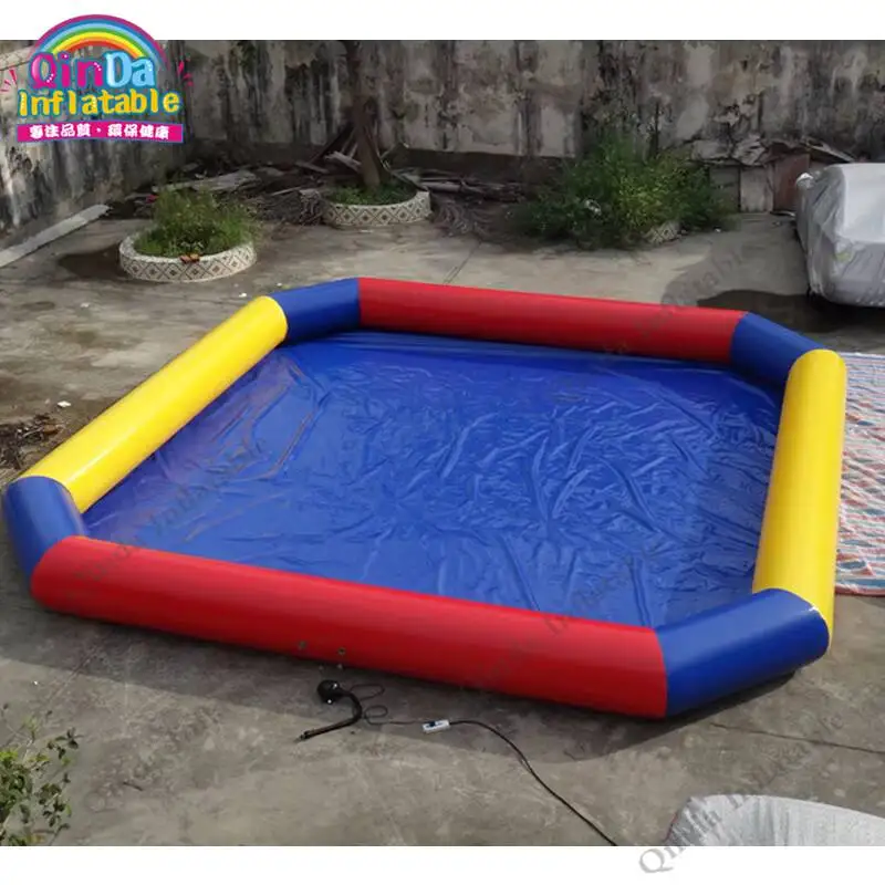 Popular Water Equipment Water Toys Inflatable Floating Swimming Pool,8X8m Inflatable Sea Pool For Sale