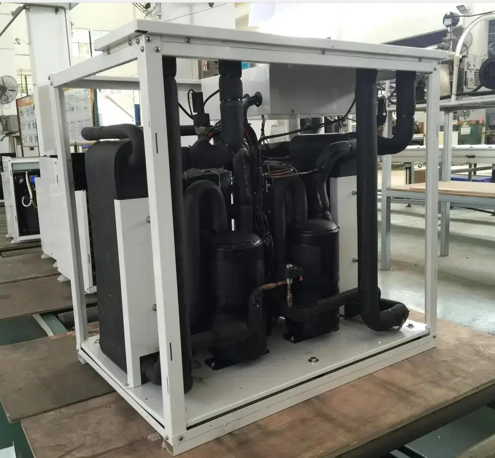 18kw geothermal heat pump  ground to water heat pump( heating+cooling +sanitary hot water)