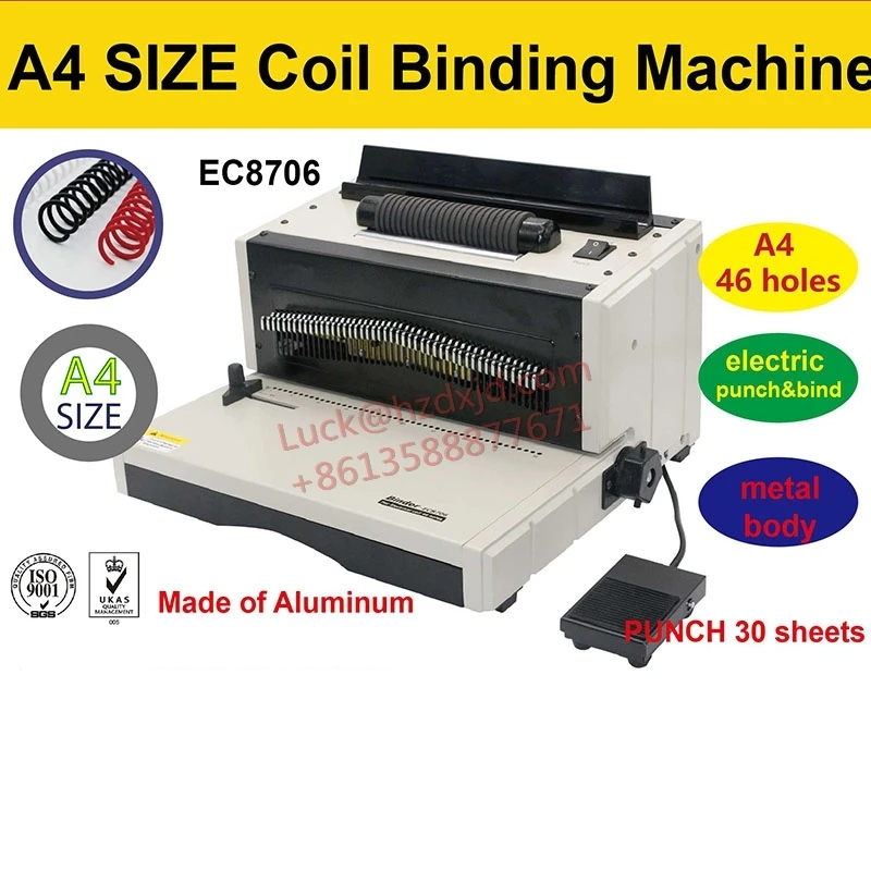 Single Spiral Automatic Book Binding Machine A3