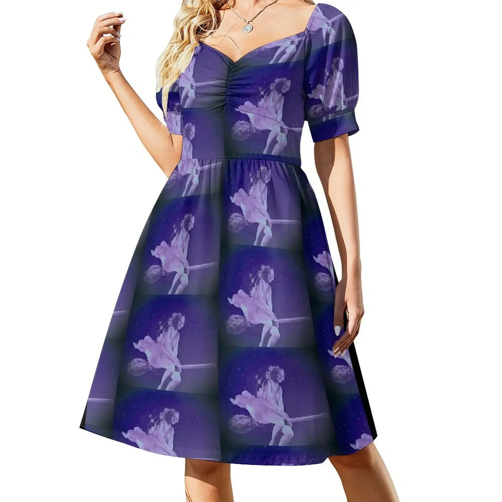 

dreamy retro witch in purple Sleeveless Dress Women's clothing wedding guest dress 2025 women's summer dresses 2025 Dress