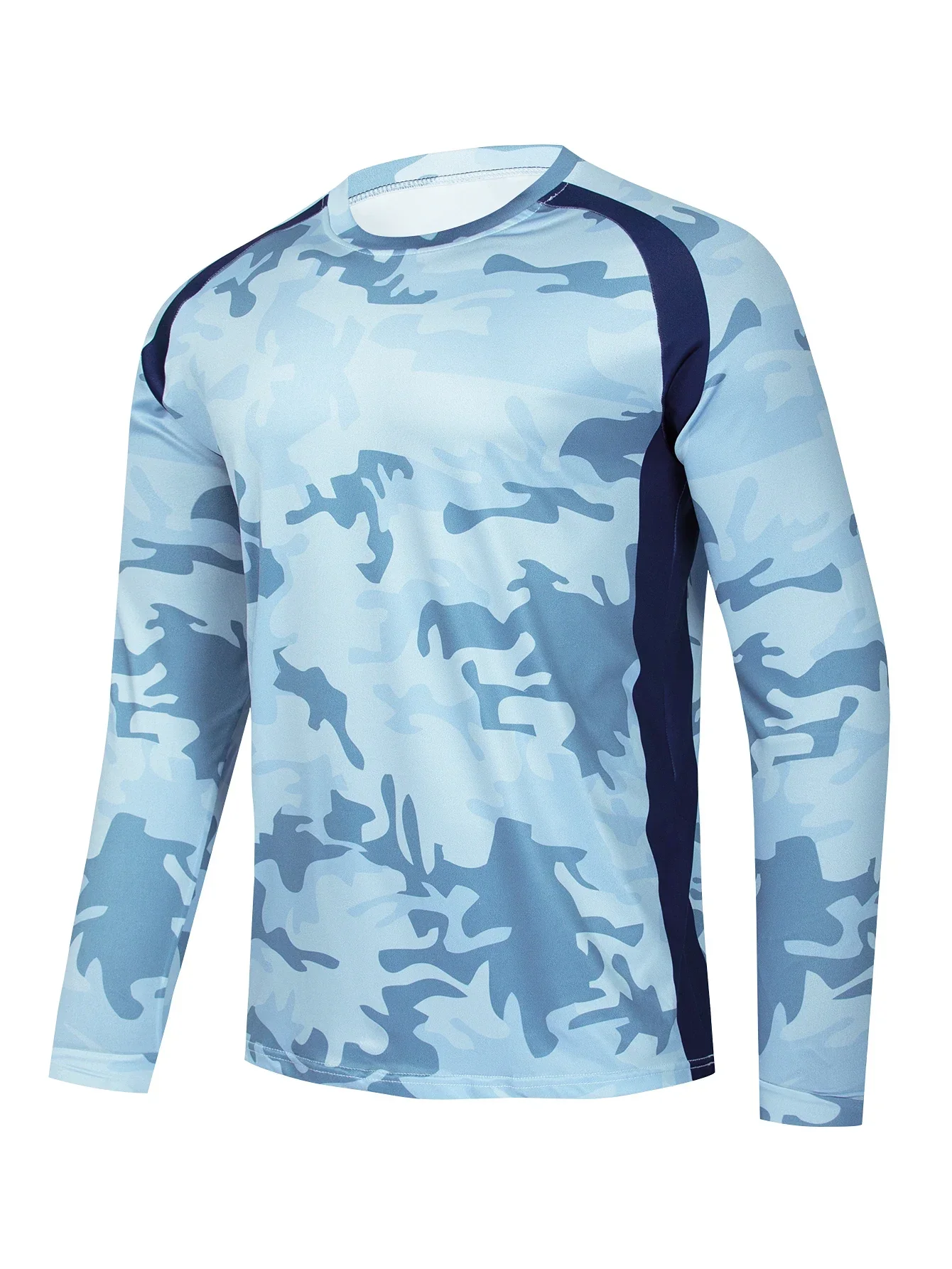 Chemise de pêche à manches longues pour homme, protection UV trempée, vêtements de pêcheur, maillot à séchage rapide, été, Udissolvant 50