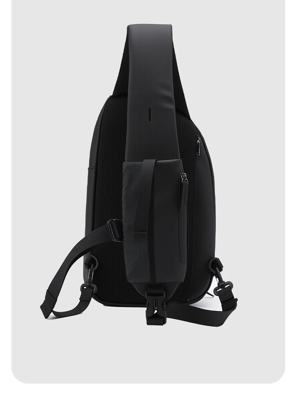 Tigernu Modische Umhängetasche für Herren, Freizeittasche für 11-Zoll-Tablets, wasserabweisende TPU-Brusttasche für Herren, Outdoor-Fahrradtasche, Seitentasche – Detail 12