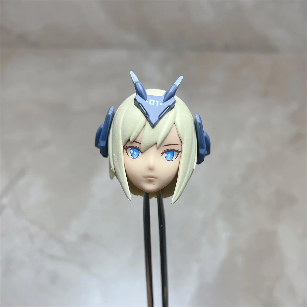 

In Stock 1/12 Femal Solider Wolf Girl Head Carving Fit 6'' Action Figure body for Fan Collection Toy