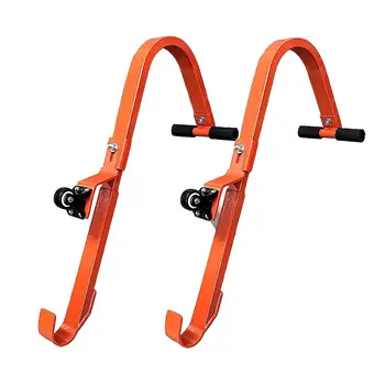 지붕 사다리 안정기 다리미 지붕 사다리 후크, 수리 작업 거터, 2x